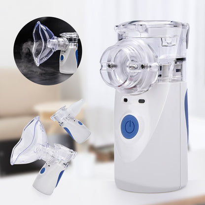 Portable Mesh Nebulizer Inhale Humidifier for Allergic Rhinitis Asthma Spray with 3 nozzles